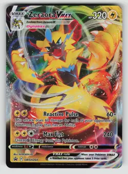 Zeraora VMAX SWSH264 Promo SWSH Black Star Pokemon NM - Image 1