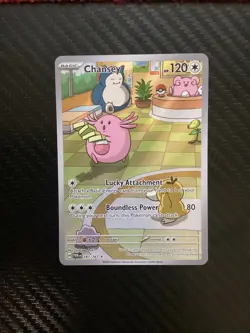 Chansey 187/167 - Pokemon Twilight Masquerade Illustration Rare - NM Near Mint - Image 1