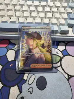 Pokemon TCG N's Plan 170/86 Special Illustration Black Bolt NM Condition - Image 1