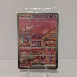 Pokemon TCG Mew EX 053 SVP: Scarlet & Violet Promo Full Art Holo 180 HP - Image 1