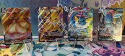 2021 Pokemon SWSH Evolving Skies VMAX Lot (4) Eevee Jolteon Vaporeon Glaceon NM - Image 1