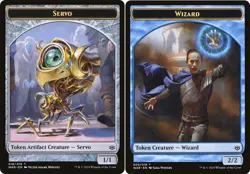 10 Token Cards - SERVO / WIZARD - Challenger 2020 - Magic MTG FTG - Image 1