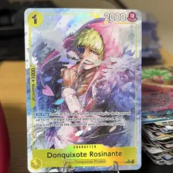 Bandai Donquixote Rosinante OP12-108 Alternate Art Foil Rare 2000 Power One Pie… - Image 1