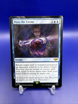 MTG Press the Enemy The Lord of the Rings: Tales of Middle-earth 0352 Regular NM - Image 1