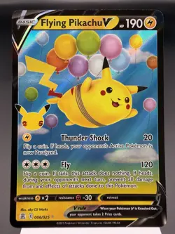 Flying Pikachu V 006/025 - Ultra Rare Holo - Celebrations Pokemon Card NM - Image 1