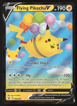 Flying Pikachu V - 006/025 - Ultra Rare - Celebrations - Pokemon Card - NM/M - Image 1
