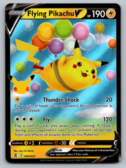 Flying Pikachu V Pokemon Celebrations 006/025 Ultra Rare NM - Image 1