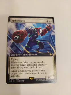 x1 Helitrooper - Extended Art R MTG Commander: Final Fantasy M/NM, English - Image 1