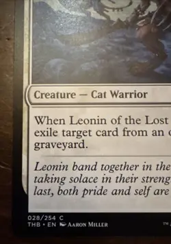 MTG Leonin of the Lost Pride (28/412) Theros Beyond Death NM - Image 5