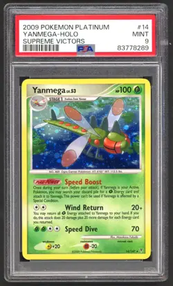Pokemon Cards - PSA 9 Yanmega Lv.53 14/147 - Supreme Victors Holo - MINT - PSA9 - Image 1