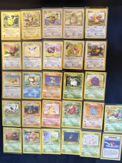 Pokemon Jungle Set Lot 27 Cards WOTC Vintage Pikachu Jolteon Pidgeot Kangaskhan - Image 1
