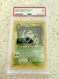 2000 Pokemon Card Rocket Dark Golbat - HOLO NM PSA 7 WOTC - Image 1