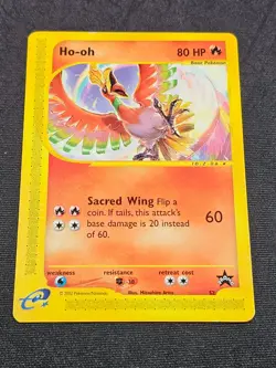 Ho-Oh 52/53 WOTC Promo Vintage Pokemon TCG Card MP - Image 2