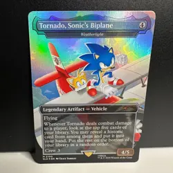 MTG: Magic Secret Lair x Sonic Hedgehog: Turbo Gear (FOIL) Set of 8 - Image 3