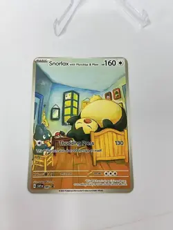 Snorlax with Munchlax&Mew HP160 Metal Card-Collectible Gift Display. - Image 2