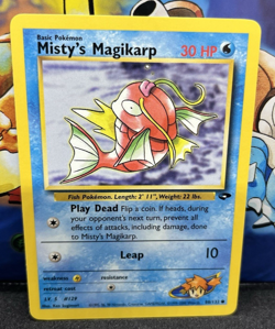 Unlimited Gym Challenge Misty’s Magikarp 88/132 Pokemon Card WOTC Vintage F/S - Image 1