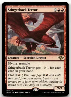 Stingerback Terror #147 (NM) Thunder Junction OTJ Magic MTG - Image 1
