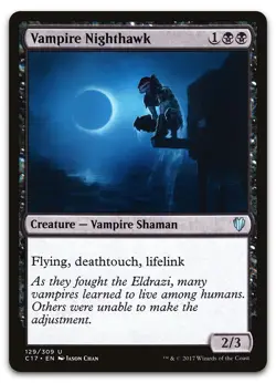 Vampire Nighthawk #129 (NM) Commander 2017 C17 Magic MTG - Image 1