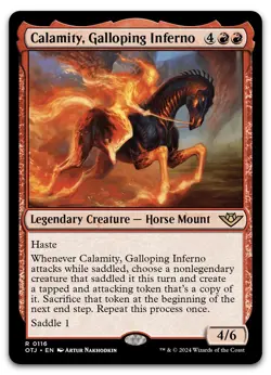 Calamity, Galloping Inferno #116 (NM) Thunder Junction OTJ Magic MTG - Image 1