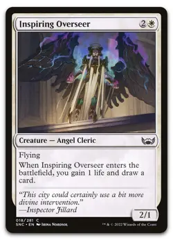 Inspiring Overseer #18 (NM) Streets New Capenna SNC Magic MTG - Image 1