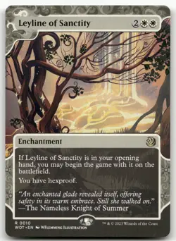 Leyline of Sanctity #10 (NM) Wilds of Eldraine WOT Magic MTG - Image 1