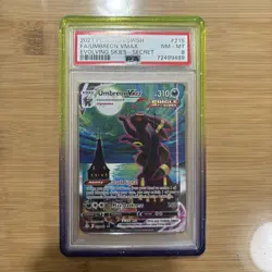 2021 POKEMON SWORD & SHIELD EVOLVING SKIES SECRET FULL ART/UMBREON VMAX PSA 8 - Image 1