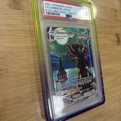 2021 POKEMON SWORD & SHIELD EVOLVING SKIES SECRET FULL ART/UMBREON VMAX PSA 8 - Image 2