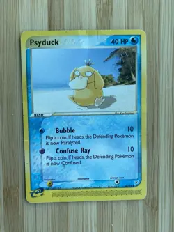 2004 Pokemon Psyduck Common Team Magma vs Team Aqua 44/95 DMG - Image 1