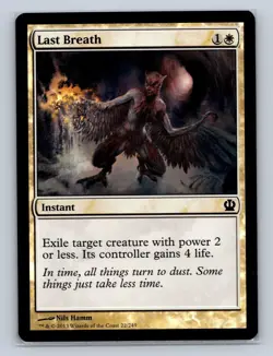 Magic the Gathering - MTG - THS - Last Breath - Foil - Common - Image 1