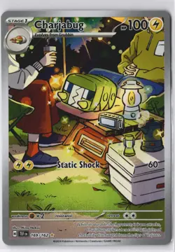 Charjabug 169/162 Illustration Rare TEF Temporal Forces NM Pokemon Card - Image 1