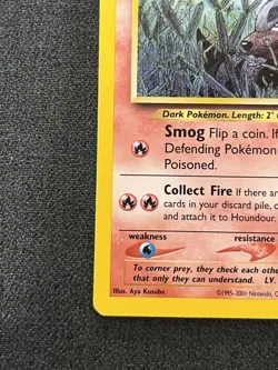 Pokemon TCG Houndour 24/75 Neo Discovery Regular MP - Image 2