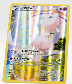 Mew XY110 Pokemon Promo Holo Damaged - Image 2