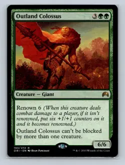 Magic the Gathering - MTG - ORI - Outland Colossus - Rare - Image 1