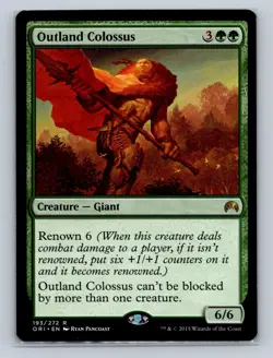 Magic the Gathering - MTG - ORI - Outland Colossus - Rare - Image 3