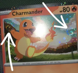 MAGIC HAND DOUBLE WHOLE SWIRLS 🌀💫 BLEED Charmander 020/217 Cosmos Holo Pokemon - Image 1