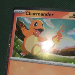 MAGIC HAND DOUBLE WHOLE SWIRLS 🌀💫 BLEED Charmander 020/217 Cosmos Holo Pokemon - Image 2