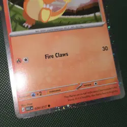 MAGIC HAND DOUBLE WHOLE SWIRLS 🌀💫 BLEED Charmander 020/217 Cosmos Holo Pokemon - Image 4