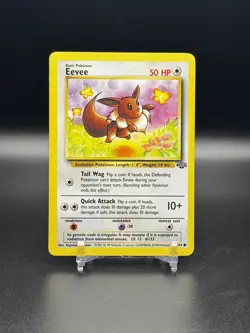 1999 POKEMON WOTC JUNGLE UNLIMITED #51 EEVEE COMMON NM / PACK FRESH - Image 1