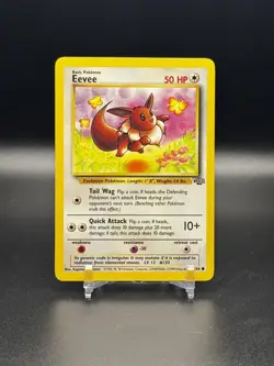 1999 POKEMON WOTC JUNGLE UNLIMITED #51 EEVEE COMMON NM / PACK FRESH - Image 3