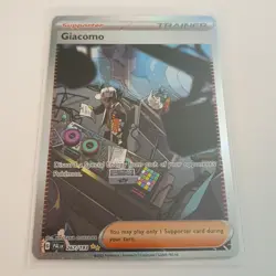 Giacomo 267/193 SIR Special Illustration Rare SV02: Paldea Evolved 2023 Pokemon - Image 1