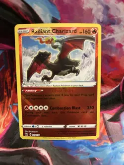 Radiant Charizard - 020/159 - Pokemon Crown Zenith Sword & Shield Ultra Rare NM - Image 1