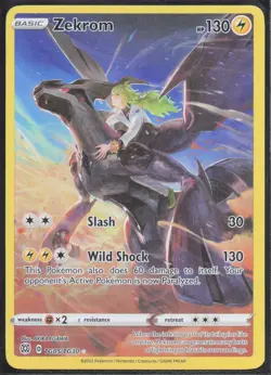 Zekrom #TG05/TG30 - Brilliant Stars Trainer Gallery Holo - Pokemon TCG - NM - Image 1