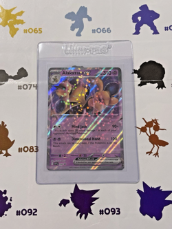 Pokemon (2023) S & V 151 Alakazam Ex Black Star Promo Holo 050 NM/M - Image 1