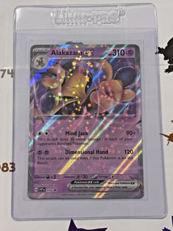 Pokemon (2023) S & V 151 Alakazam Ex Black Star Promo Holo 050 NM/M - Image 2