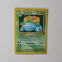 Pokemon Venusaur 15/102 Base Set Holo Rare Unlimited English 100 HP 1999 - Image 1