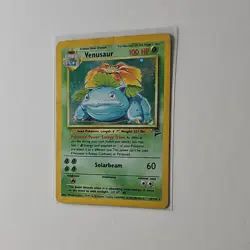 Pokemon Venusaur 15/102 Base Set Holo Rare Unlimited English 100 HP 1999 - Image 2