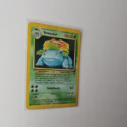 Pokemon Venusaur 15/102 Base Set Holo Rare Unlimited English 100 HP 1999 - Image 3