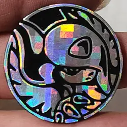 OFFICIAL POKEMON TCG PLASTIC HOLOFOIL MEGA ABSOL COIN - Image 1