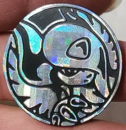 OFFICIAL POKEMON TCG PLASTIC HOLOFOIL MEGA ABSOL COIN - Image 2