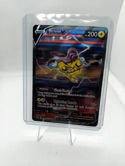 Raikou V GG41/GG70 Holo V Rare Crown Zenith Galarian Gallery Pokemon Near Mint - Image 1